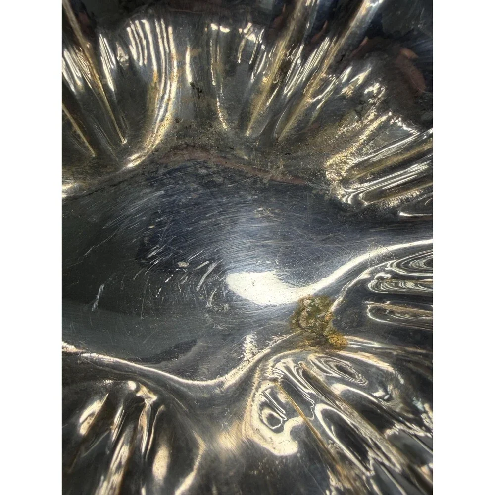 Frank Whiting Sterling Silver Punch Ladle FWS20 Silverplate Bowl Vintage